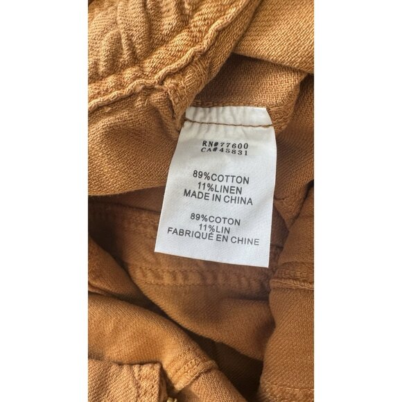 Free People x Sandrine Rose denim Jumpsuit In Burnt Orange Size Small NWT - Picture 10 of 11